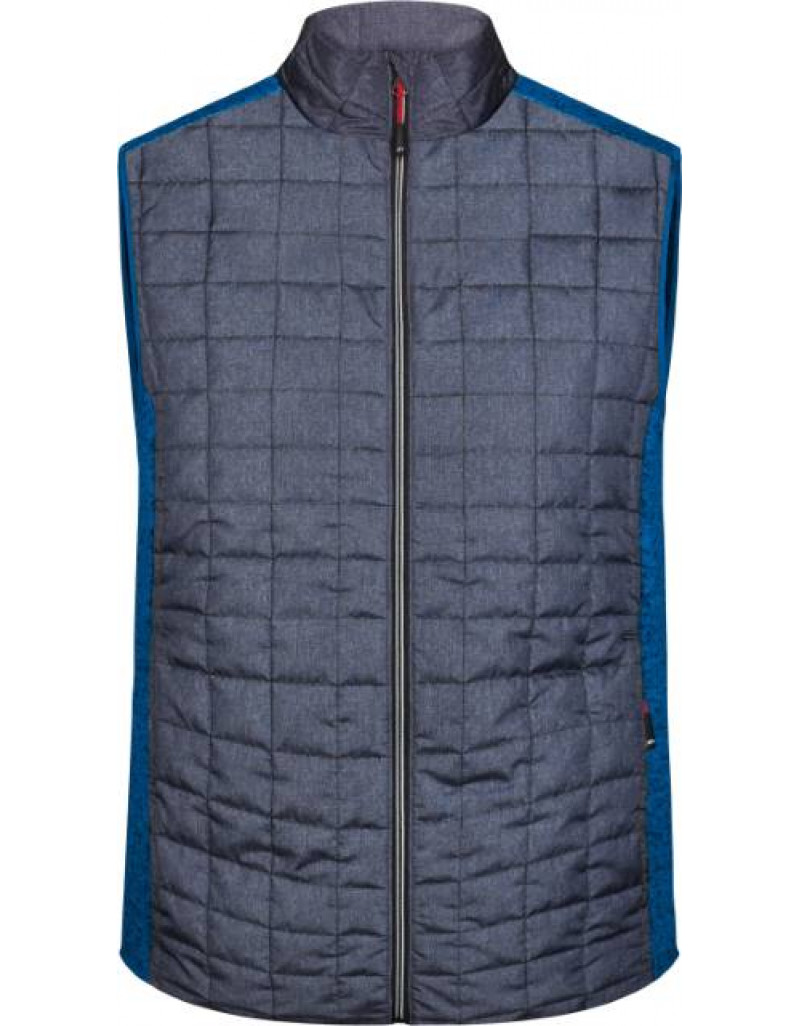 Vestă hibridă tricotată pentru bărbați